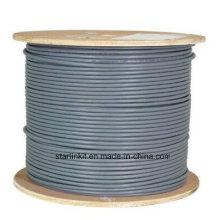 Centre de données 10g 600MHz CAT6A Blinded STP LAN Cable Grey